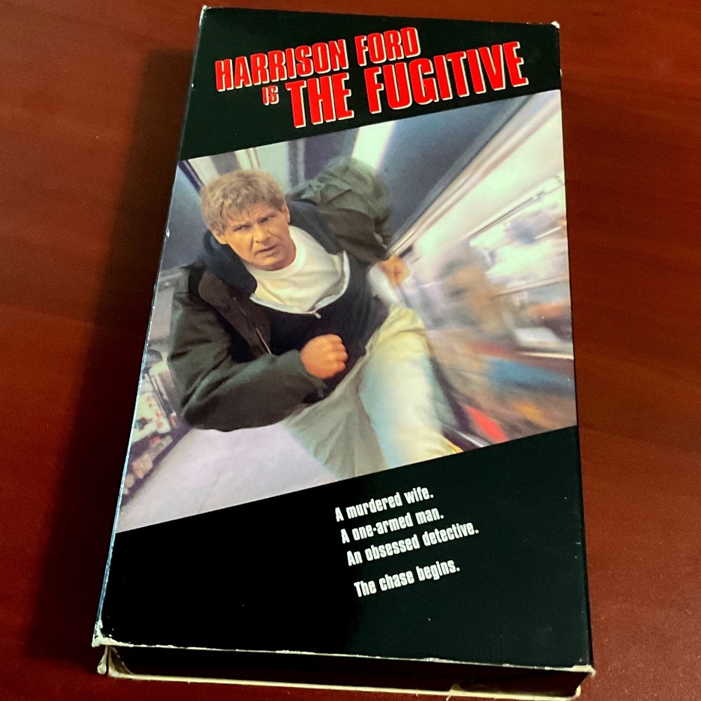 Harrison Ford is The Fugitive VHS